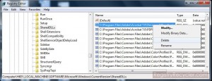Delete Shared DLL Entries of Uninstalled Programs