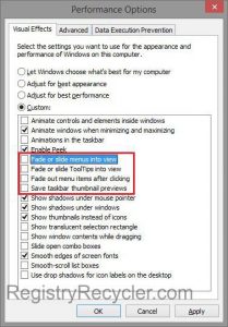 Disable Time Wasting Animations to Speed up Windows 8
