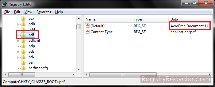 Manually Delete File Extension Association Entries in Registry