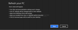 Refreshing Windows 8 Now