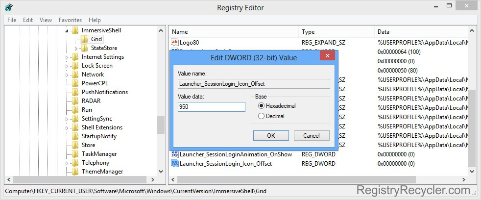 Registry Tweak to Animate Windows 8 User Profile Image