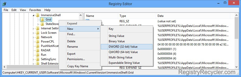 Registry Tricks to Animiate Windows 8 Start Screen