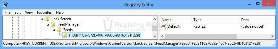 Windows 8 Registry Tweak to Adjust Bing Lock Screen