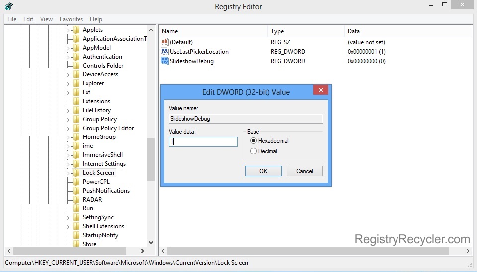 How to Adjust Bing Lock Screen Images through Windows 8 Registry