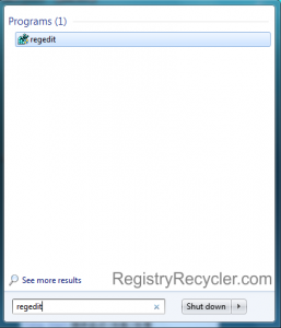 How to Open Windows 7 Registry Editor