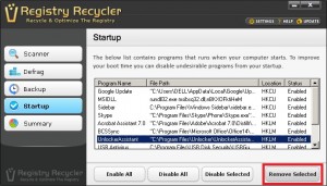 How to Remove Startup Programs from Registry