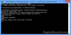 Windows 8 Recovery Drive From Command Prompt