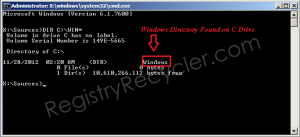 How to Identify Which Drive has Windows Directory