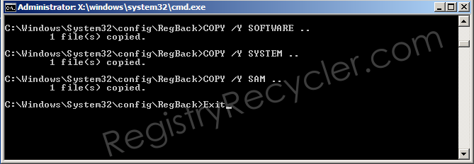 How to OverWrite Registry Files 