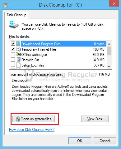 Remove Old System Files from Windows 8.1