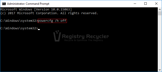 turn on fast startup windows 10 cmd